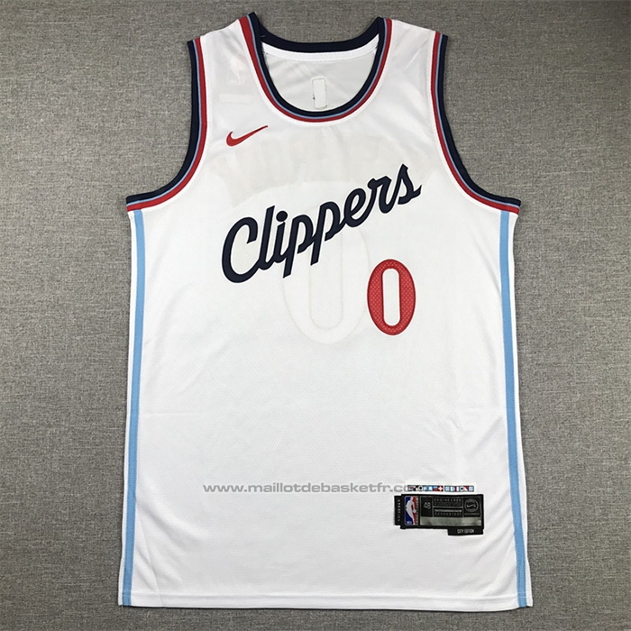 Maillot Los Angeles Clippers Russell Westbrook #0 Association 2024-25 Blanc
